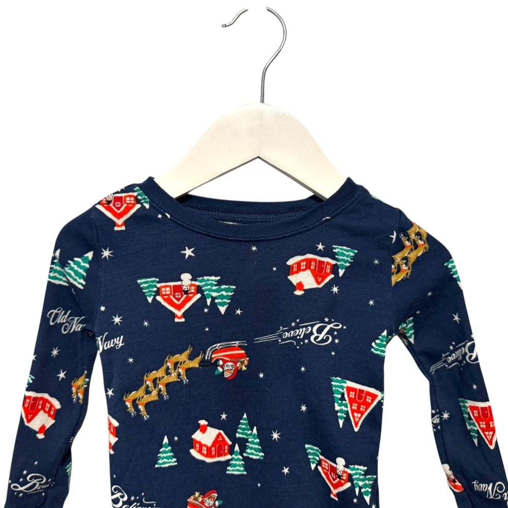 ⭐️ 5/$30 Old Navy Kids Xmas Pajama Set size 18-24 Months - Picture 3 of 5